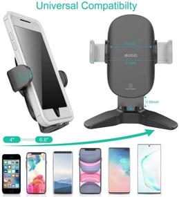 img 3 attached to 🔌 Enhanced Wireless Phone Charger Stand: 7.5W/10W Qi Fast Charging, 360° Adjustable Angle, Height Adjustable Phone Holder - Compatible with iPhone, Samsung & More!