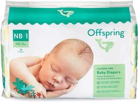 img 4 attached to Earth-Friendly Offspring Disposable Diapers: Premium Ultra Soft with Double Leak Guard Protection