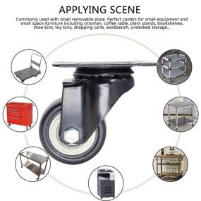 img 1 attached to 🔧 Casoter Caster Casters: Maximizing Bearing Capacity for Improved Mobility