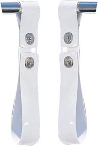 img 1 attached to Taylor Made Products Tidy-Ups Boat Dock Line Holders (1 Holder, Standard Rails) in White