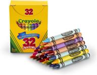 🖍️ мелки crayola, 32 штук разных цветов: отличные инструменты для творчества детей. логотип