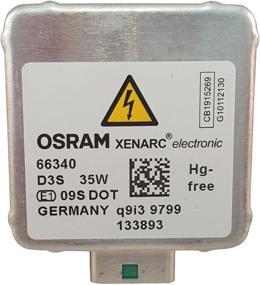 img 1 attached to 💡 Высокопроизводительная оригинальная лампа для ксенона OSRAM D3S 66340 HID - освещайте дорогу вперед с непревзойденной яркостью.