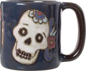 img 4 attached to Mara Stoneware Sugar Skull Handcrafted