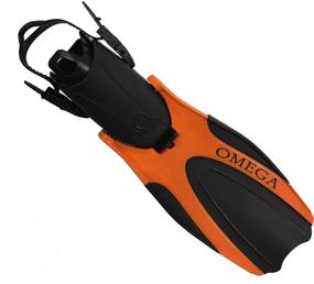img 2 attached to 🐸 Amphibian Scuba Diving Fin with Omega Flip