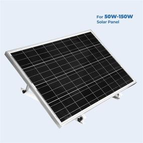 img 2 attached to ⚡️ BougeRV 28in Adjustable Solar Panel Tilt Mount Brackets: Powerful Support for 100-150 Watt Solar Panels on Roof, RVs, Boats, and Off-Grid Systems