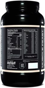 img 3 attached to 🏋️ Premium Muscle Feast 100% Grass Fed Whey Protein Isolate: Pure European Whey, All-Natural & Hormone-Free, Fast Absorbing, Vanilla Flavor, 2lb - 37 Servings