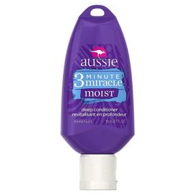 img 4 attached to 💦 Aussie 3 Minute Miracle Moist Deep Conditioning Treatment - путешественный размер, 1.7 жидк. унц.