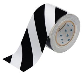 img 3 attached to 🚧 Brady ToughStripe Nonabrasive Diagonal Stripes Floor Marking Tape: Durable and Effective Solution for Workplace Safety