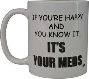 img 4 attached to 🤣 Rogue River Funny Meds Coffee Mug: Hilarious Gift Idea for Nurses, Doctors, and Office Coworkers!