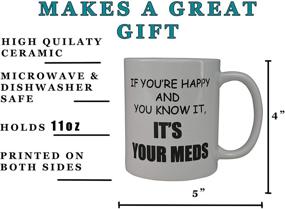 img 2 attached to 🤣 Rogue River Funny Meds Coffee Mug: Hilarious Gift Idea for Nurses, Doctors, and Office Coworkers!