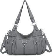 👜 angel kiss ak19244 3z women's shoulder handbags and wallets in satchels logo