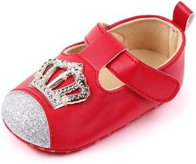 img 4 attached to XYLUIGI Bowknot Sneakers Toddler Moccasinss Apparel & Accessories Baby Boys
