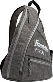 img 4 attached to 🎒 Franklin Sports Pickleball Bag - Unisex Pickleball Backpack - Versatile Sling Bag - Official Bag of U.S Open Pickleball Championships - Gray/Gray