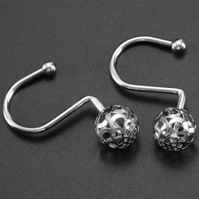 img 2 attached to Chictie Silver Shower Curtain Hooks