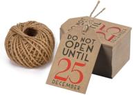 wrapaholic tags with string - 100pcs christmas holiday kraft paper tags with 100 feet natural jute twine logo