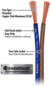 img 3 attached to 🔊 High-Quality 100ft Speaker Wire: InstallGear 14 Gauge AWG - True Spec and Soft Touch Cable