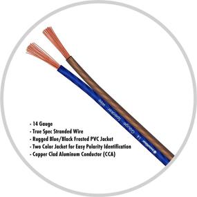 img 2 attached to 🔊 High-Quality 100ft Speaker Wire: InstallGear 14 Gauge AWG - True Spec and Soft Touch Cable