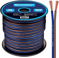 🔊 high-quality 100ft speaker wire: installgear 14 gauge awg - true spec and soft touch cable logo