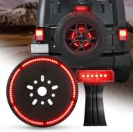 высокоустановленный светодиодный 3-й стоп-сигнал для jeep wrangler jk, задний фонарь с запасным колесом, задний стоп-сигнал логотип