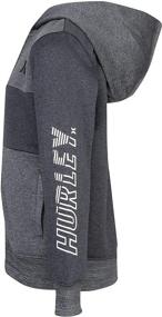 img 2 attached to 🌞 Hurley Boys' Solar Zip-Up Hoodie for Enhanced Sun Protection