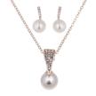 sttiafay necklace earrings gorgeous rhinestone logo