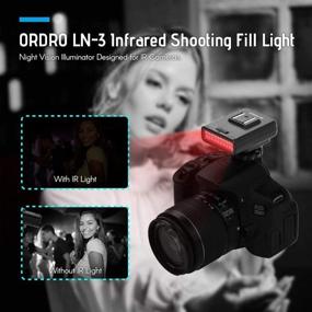 img 3 attached to 📸 Pafieo LN-3 ИК-ночное видение: USB-перезаряжаемый инфракрасный иллюминатор для цифровых зеркальных камер и видеокамер - идеальный аксессуар для освещения фотографий