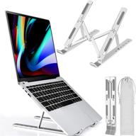 adjustable aluminum computer ergonomic compatible laptop accessories in stands logo