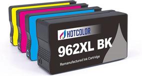 img 1 attached to 🖨️ HOTCOLOR 962 Printhead & Setup Ink Cartridges: Replacement for HP 962XL Combo Pack - Pro 9015/9018/9020/9025 (5PK)