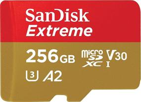 img 4 attached to 📱 SanDisk Extreme 256GB Mobile Gaming MicroSD Card - C10, UHS-I, U3, V30, 4K, A2, Micro SD - SDSQXA1-256G-GN6GN