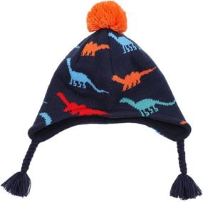 img 2 attached to 🧢 Winter Earflap Beanie for Boys - Connectyle Fleece Boys' Accessories