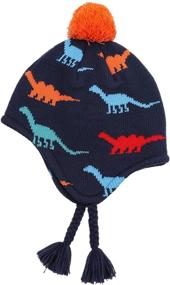 img 3 attached to 🧢 Winter Earflap Beanie for Boys - Connectyle Fleece Boys' Accessories