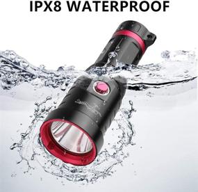 img 1 attached to BESTSUN Flashlight Waterproof Underwater Professional