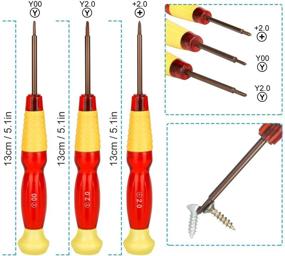 img 1 attached to Nintendo Switch Repair Kit - 17-in-1 Professional Full Security Screwdriver Game Bit Tool Set for Nintendo Switch/Lite, JoyCons, NES, SNES, GBA