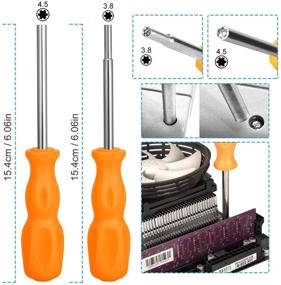 img 2 attached to Nintendo Switch Repair Kit - 17-in-1 Professional Full Security Screwdriver Game Bit Tool Set for Nintendo Switch/Lite, JoyCons, NES, SNES, GBA