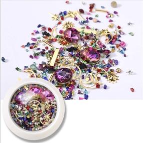 img 1 attached to GreatDeal68 Decoration Variety Gemstones Multicolor
