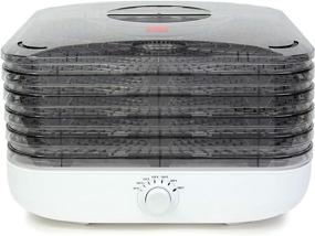 img 4 attached to 🔥 Optimized Ronco Turbo EZ-Store 5-Tray Dehydrator: Convection Air Flow, Adjustable Temperature Control, Quiet Operation - Ideal for Jerky, Fruits, Vegetables, Herbs - White