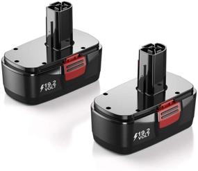 img 4 attached to Powerful 19.2Volt 3.8Ah Replacement Battery for Craftsman DieHard C3 Cordless Drills - 2 Packs