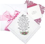 mother daughter wedding personalized handkerchief men's accessories logo