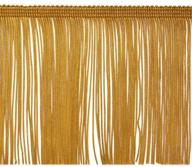 💛 gold 4-inch expo international chainette fringe trim, 20-yard length logo