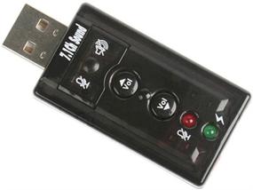 img 1 attached to 🔊 Enhanced USB External Sound Card Audio Adapter with 7.1 Channel Capability