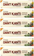 🦷 patanjali dant kanti toothpaste 200g (7oz) - pack of 6: natural oral care for a brighter smile logo