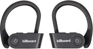 billboard hsbt-bb2516: black true wireless sport earphones with secure fit for active lifestyles logo