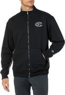 champion mens jacket black l logo