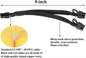 img 2 attached to PCIe Pin Dual Splitter Y Splitter