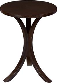 img 3 attached to Niche Bentwood Table Mocha Walnut Furniture in Accent Furniture