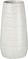 🏺 sullivans distressed white ceramic vase, 11.5 x 5 inches, cm2496 logo