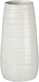 img 4 attached to 🏺 Sullivans Distressed White Ceramic Vase, 11.5 x 5 Inches, CM2496