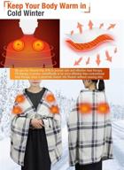 🔥 stay warm anywhere with the portable heated shawl cape blanket logo