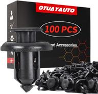 otuayauto 100pcs зажимы для бампера логотип