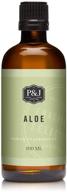 aloe fragrance oil premium scented wellness & relaxation logo